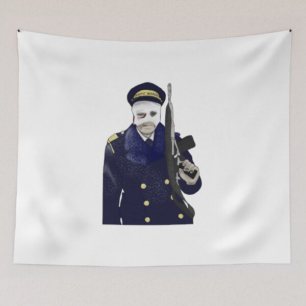 Item preview, Threads Nuclear War Traffic Warden designed and sold by Bad Zombie .