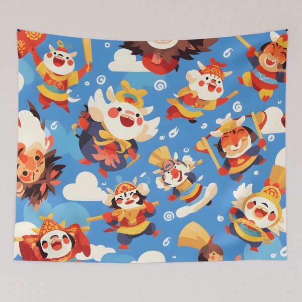 Item preview, Chinese Animal Pattern designed and sold by SweetMagicDream.