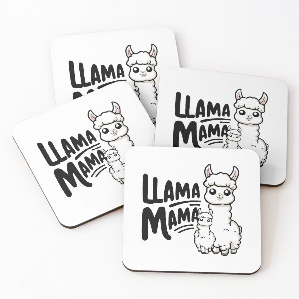 Item preview, Llama Mama! Cute Baby Llama Pun designed and sold by PMCreative.