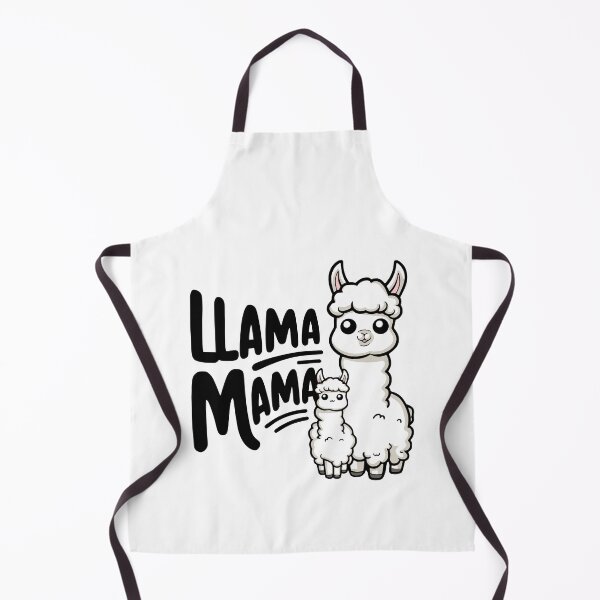 Item preview, Llama Mama! Cute Baby Llama Pun designed and sold by PMCreative.