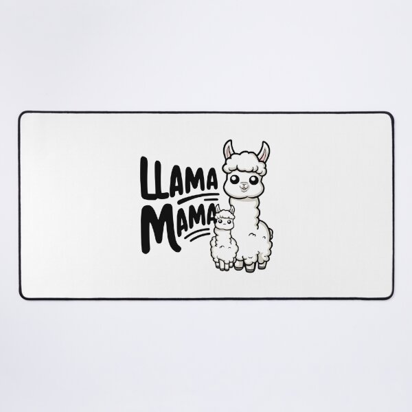 Item preview, Llama Mama! Cute Baby Llama Pun designed and sold by PMCreative.