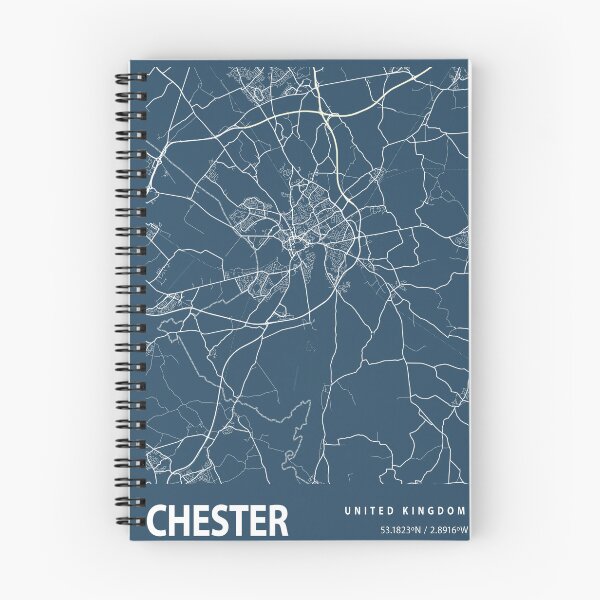 Item preview, Chester Blueprint City Map designed and sold by Peek-Designs.
