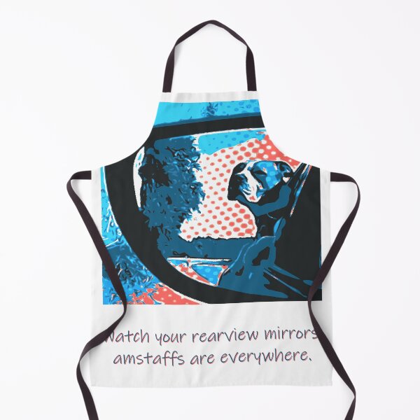 Item preview, American Staffordshire Terrier Reflection in the Rearview Mirror designed and sold by Chimera-AST.