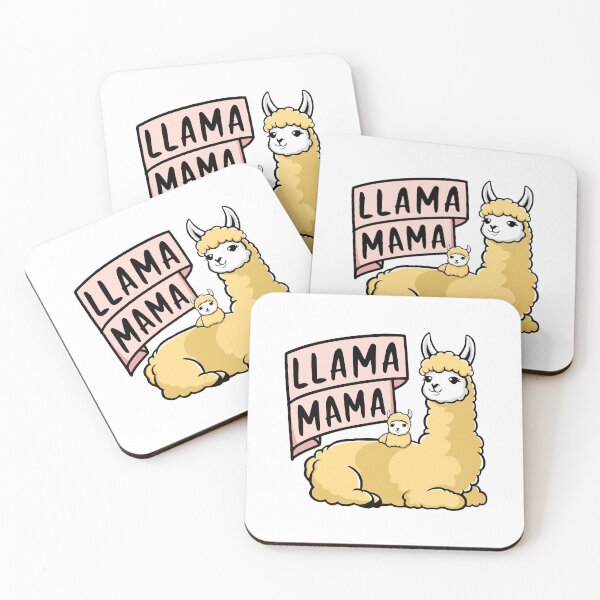 Item preview, Llama Mama! Cute Funny Llama Pun designed and sold by PMCreative.