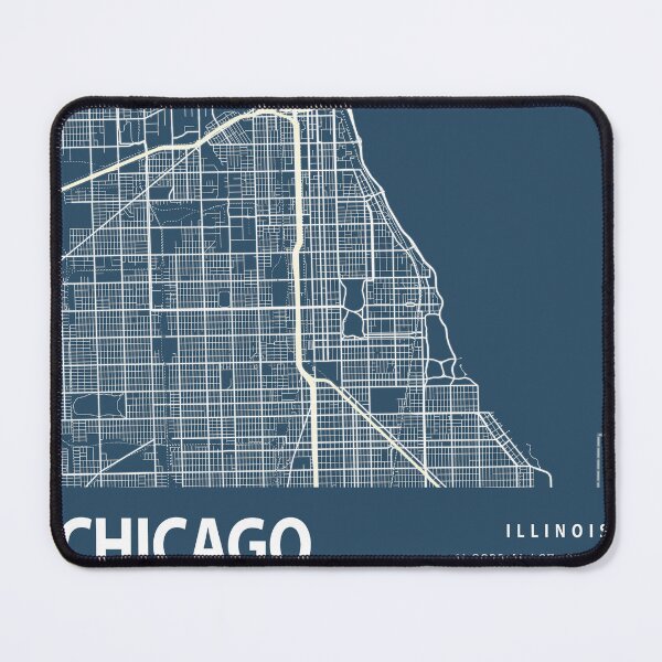 Item preview, Chicago Blueprint City Map designed and sold by Peek-Designs.