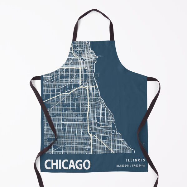 Item preview, Chicago Blueprint City Map designed and sold by Peek-Designs.