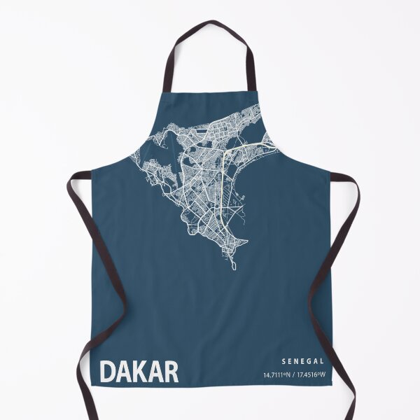 Item preview, Dakar Blueprint City Map designed and sold by Peek-Designs.