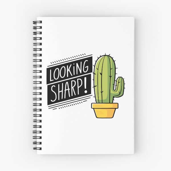 Item preview, Looking Sharp! Funny Cactus Pun designed and sold by PMCreative.