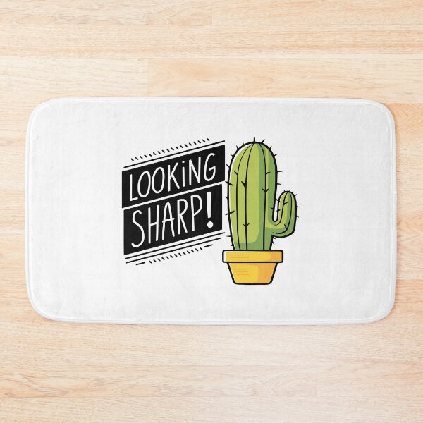 Item preview, Looking Sharp! Funny Cactus Pun designed and sold by PMCreative.