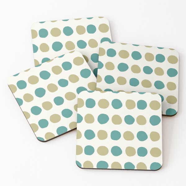 Item preview, Dots in greens. designed and sold by fabudesigns11.