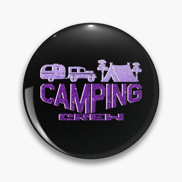 Item preview, Camping Crew Retro Groovy Typographic Light Design designed and sold by Raise2Shine.