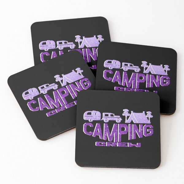 Item preview, Camping Crew Retro Groovy Typographic Light Design designed and sold by Raise2Shine.