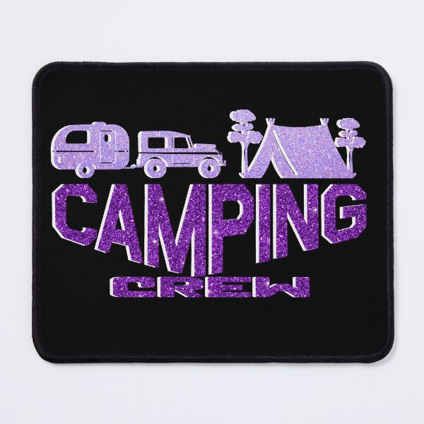 Item preview, Camping Crew Retro Groovy Typographic Light Design designed and sold by Raise2Shine.