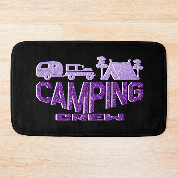 Item preview, Camping Crew Retro Groovy Typographic Light Design designed and sold by Raise2Shine.
