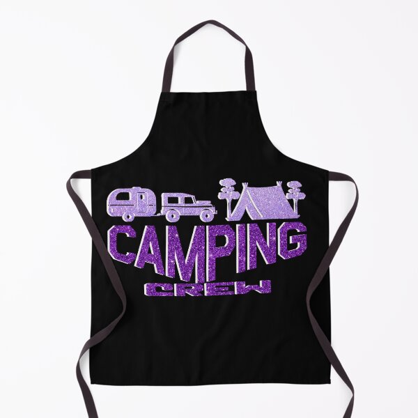 Item preview, Camping Crew Retro Groovy Typographic Light Design designed and sold by Raise2Shine.