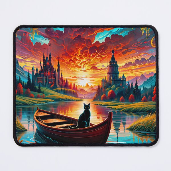 Item preview, The beautiful sunset between two castles designed and sold by PixelCraftDSG.