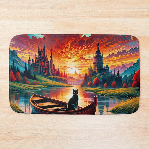 Item preview, The beautiful sunset between two castles designed and sold by PixelCraftDSG.