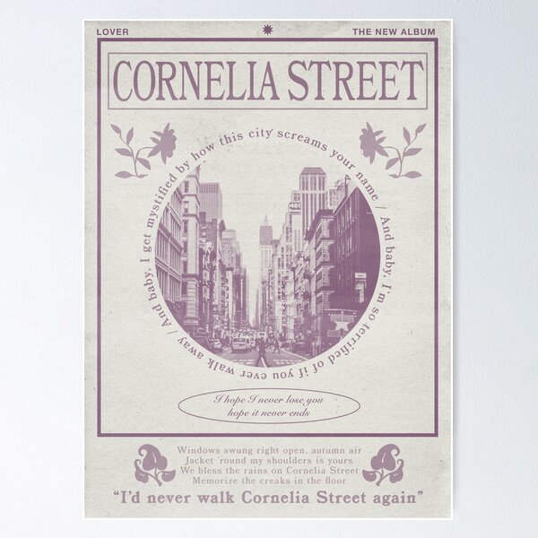 Item preview, Cornelia Street designed and sold by lgsketches.