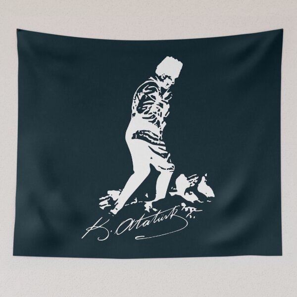 Item preview, Mustafa Kemal ATATÜRK (White Design) designed and sold by WeirdStuffStore.