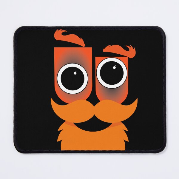 Item preview, Orange Mustache Man designed and sold by AbeeRedB.