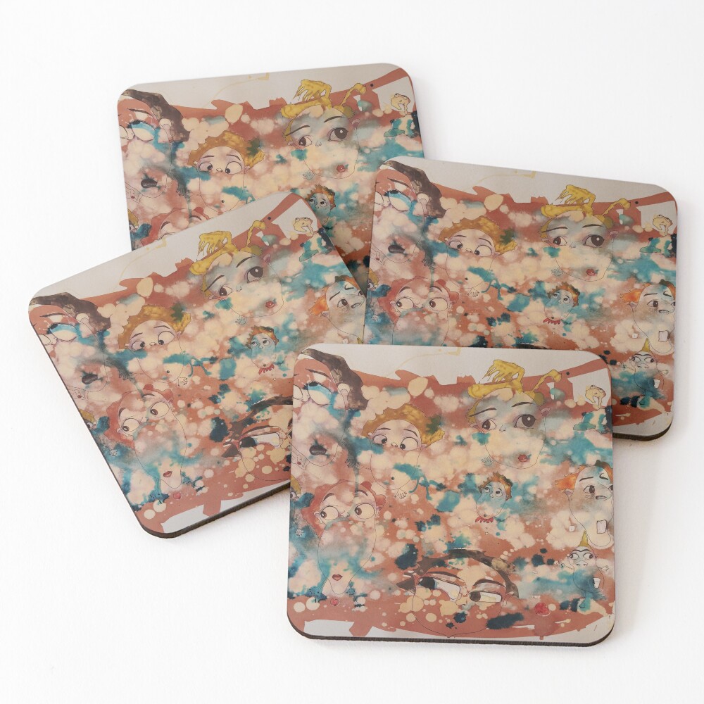 Item preview, Coasters (Set of 4) designed and sold by Rorschach68.
