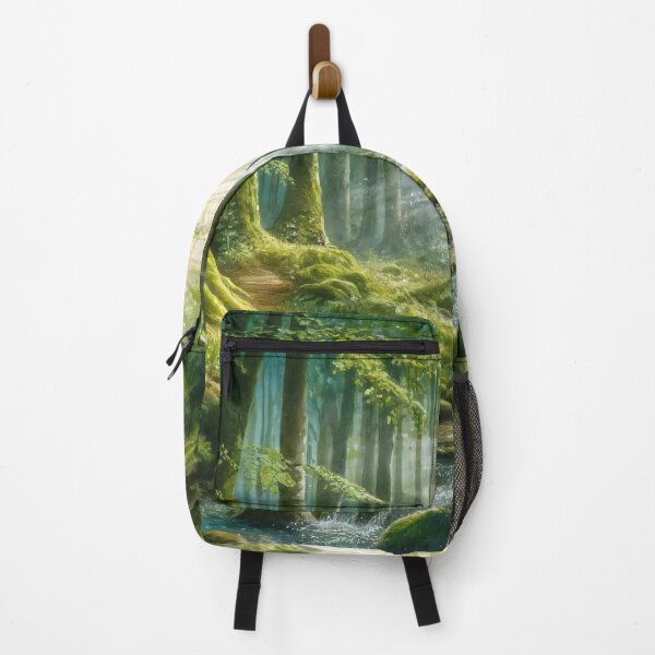 Item preview, Enchanted Forest Sunrise A Mystical Morning Scene designed and sold by ArtComixHaven.