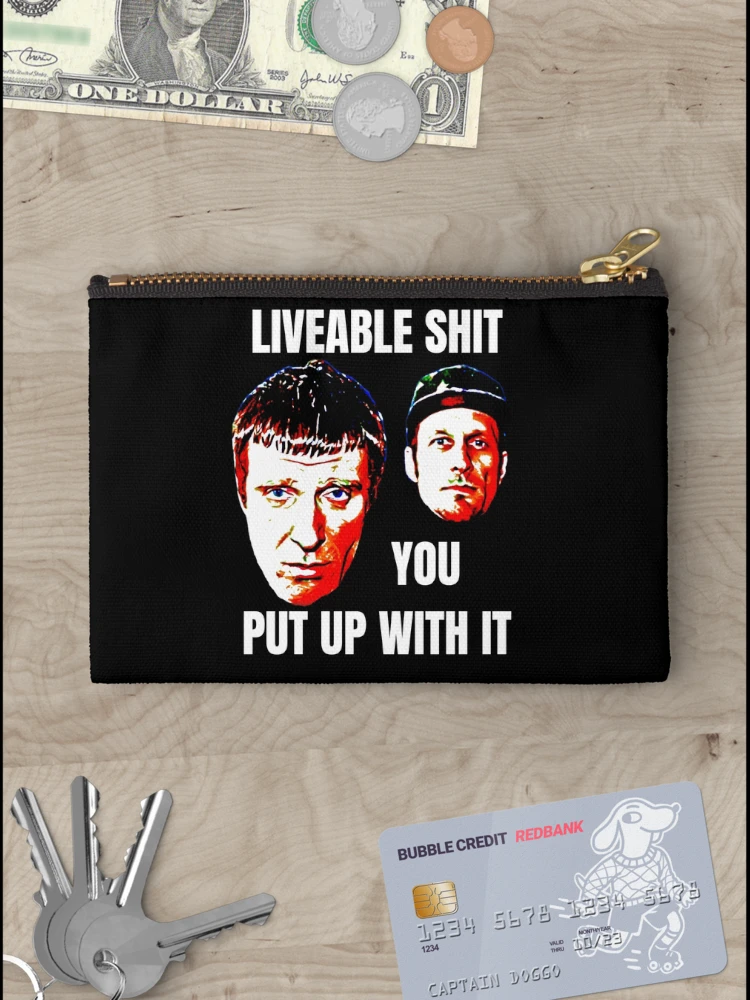 Thumbnail 3 of 4, Zipper Pouch, Liveable Shit designed and sold by RGPdesigns.