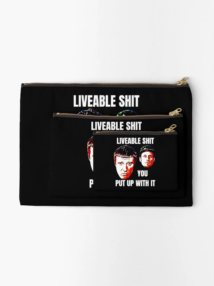 Thumbnail 2 of 4, Zipper Pouch, Liveable Shit designed and sold by RGPdesigns.