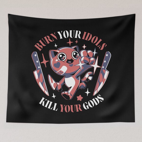 Item preview, Killing Gods - Black Version designed and sold by Ilustrata®.