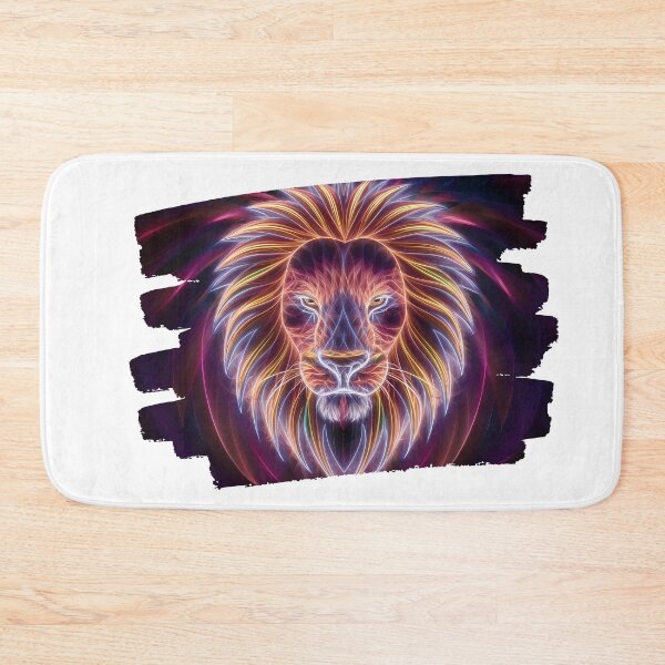 Item preview, Neon Fractal Lighting Lion 1 designed and sold by Jason123za.