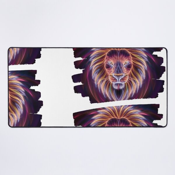 Item preview, Neon Fractal Lighting Lion 1 designed and sold by Jason123za.