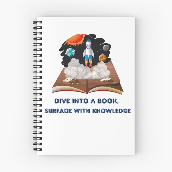Item preview, Dive Into a Book, Surface With Knowledge designed and sold by RoooDesigns.