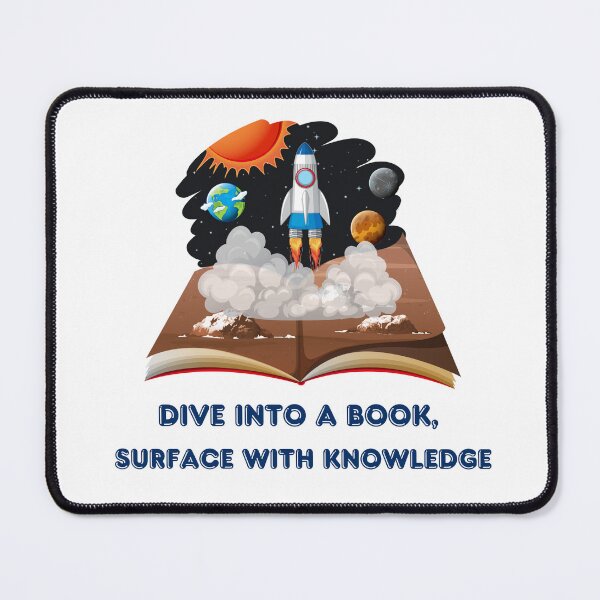 Item preview, Dive Into a Book, Surface With Knowledge designed and sold by RoooDesigns.