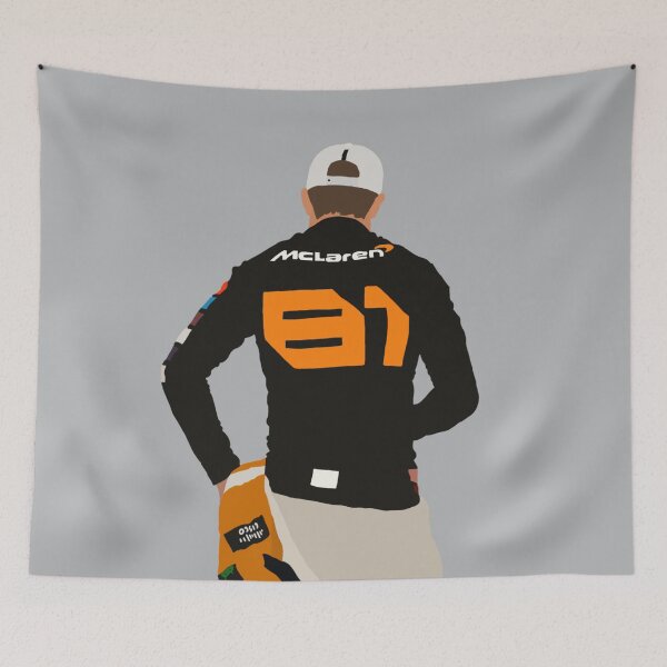 Item preview, Oscar Piastri McLaren formula one driver digital drawing designed and sold by Moonance.