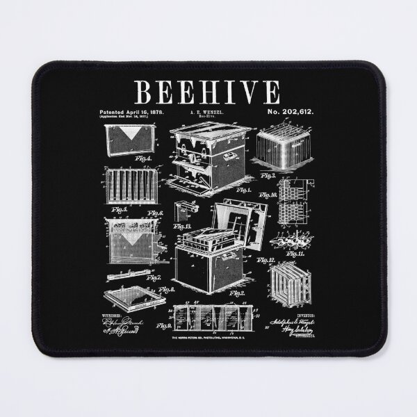 Item preview, Beehive Bees Apiarist Beekeeper Beekeeping Vintage Patent designed and sold by GrandeDuc.