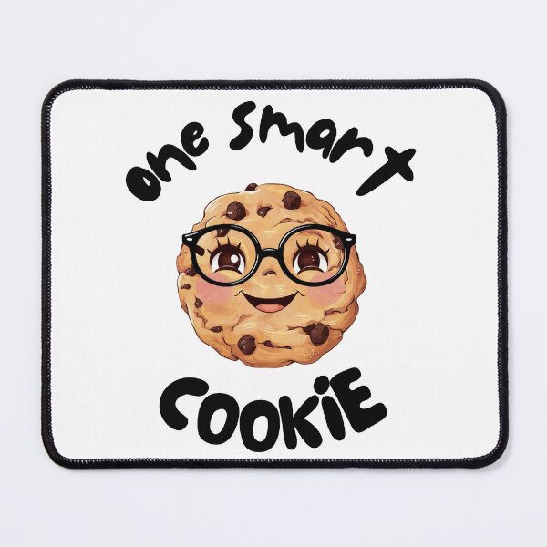 Item preview, One smart cookie kawaii style funny cookie designed and sold by KreativKulture.