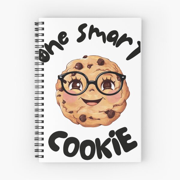 Item preview, One smart cookie kawaii style funny cookie designed and sold by KreativKulture.