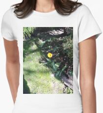 Building, Skyscraper, New York, Manhattan, Street, Pedestrians, Cars, Towers, morning, trees, subway, station, Spring, flowers, Brooklyn Women's Fitted T-Shirt