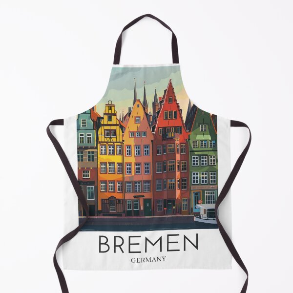 Item preview, A Pop Art Travel Print of Bremen - Germany  designed and sold by StudioRedKoala.