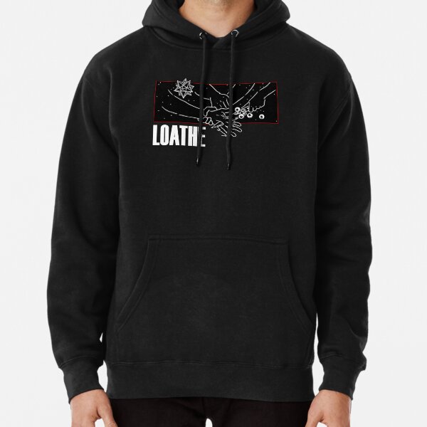 LOATHE I Let store It In And It Took Everything Black Pullover Hoodie sz 2XL