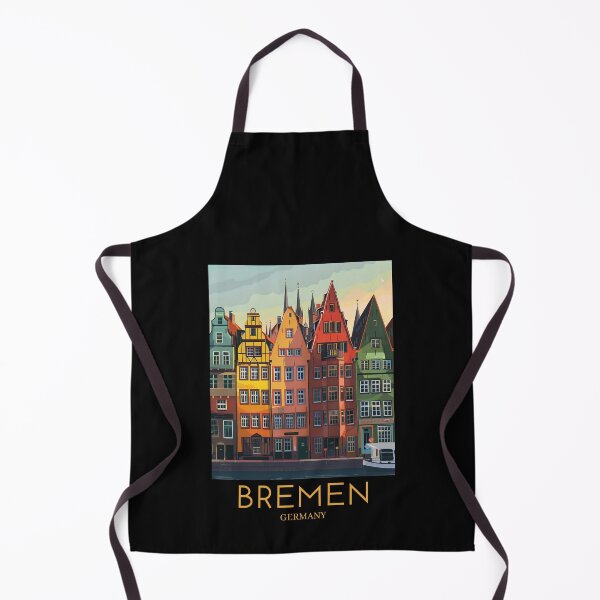 Item preview, A Pop Art Travel Print of Bremen - Germany  designed and sold by StudioRedKoala.