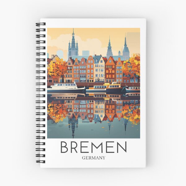 Item preview, A Pop Art Travel Print of Bremen - Germany  designed and sold by StudioRedKoala.