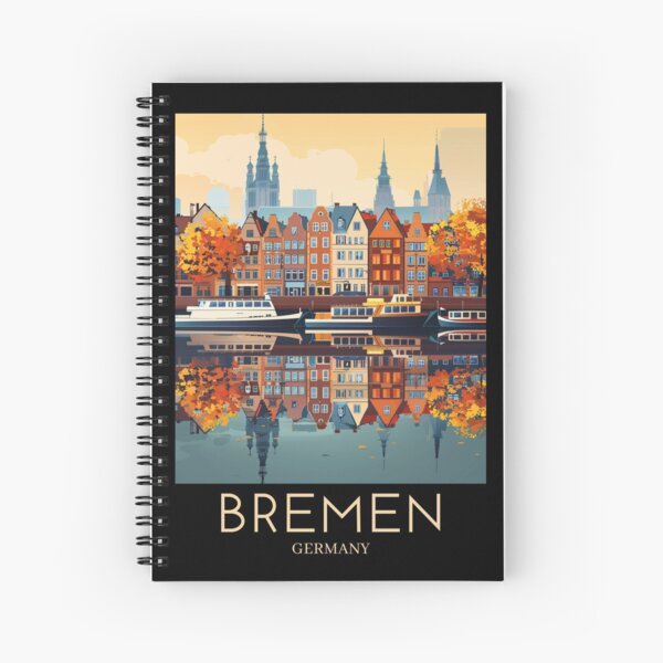 Item preview, A Pop Art Travel Print of Bremen - Germany  designed and sold by StudioRedKoala.