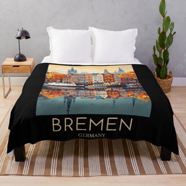 Item preview, A Pop Art Travel Print of Bremen - Germany  designed and sold by StudioRedKoala.