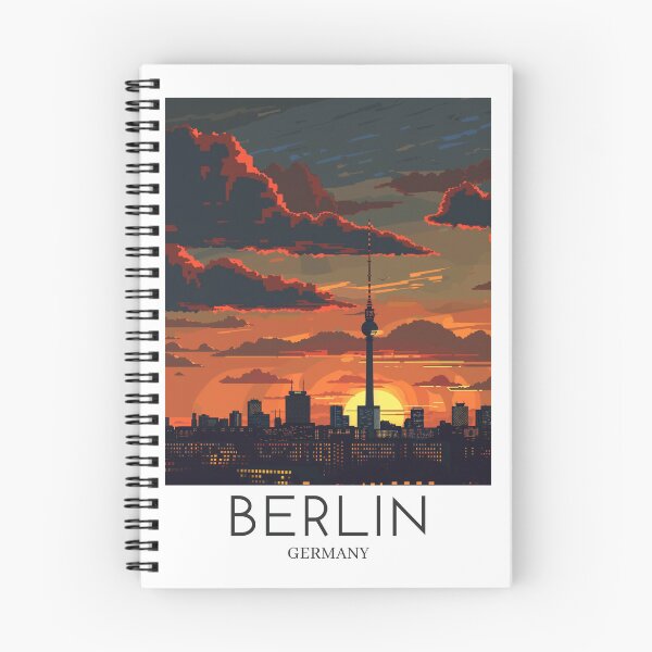 Item preview, A Pop Art Travel Print of Berlin - Germany  designed and sold by StudioRedKoala.