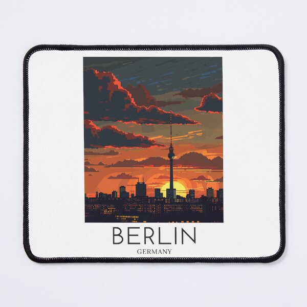 Item preview, A Pop Art Travel Print of Berlin - Germany  designed and sold by StudioRedKoala.