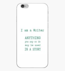 I am a Writer Funny Writer Life Saying2 iPhone Case