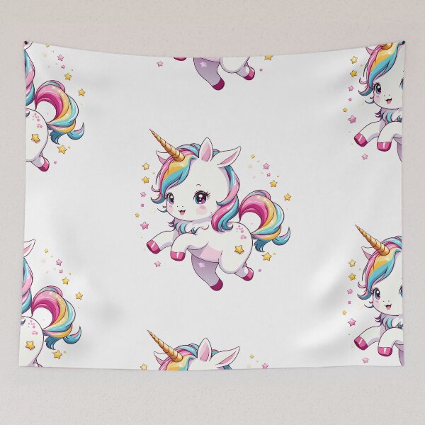 Item preview, " A Cute fluffy Unicorn " designed and sold by RaviSinghUbhi.