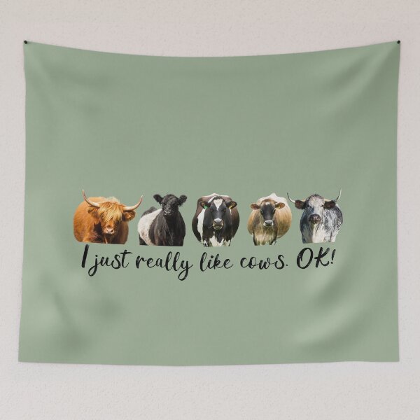 Item preview, I Just Really Like Cows, OK designed and sold by Jane Stanley Photography.