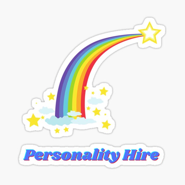 Item preview, Personality hire, with star and rainbow designed and sold by IFarty.